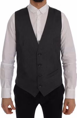 Gray STAFF Cotton Rayon Vest
