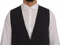 Gray Wool Stretch Vest 4