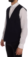 Blue STAFF Wool Stretch Vest 2