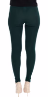 Green Cashmere Stretch Tights 3