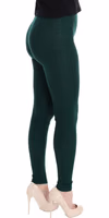 Green Cashmere Stretch Tights 4