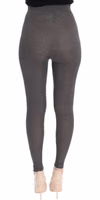 Gray Cashmere Stretch Tights 3