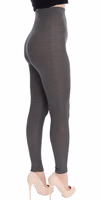 Gray Cashmere Stretch Tights 4