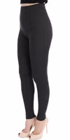 Gray Wool Stretch Tights 2