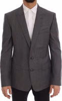 Gray Wool MARTINI Slim Blazer 1