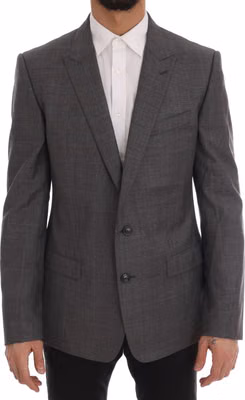 Gray Wool MARTINI Slim Blazer