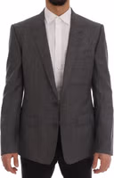Gray Wool MARTINI Slim Blazer 5