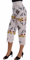 Mulicolor Majolica Cutout Capri Pants 2