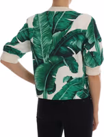 Pineapple Banana Sequins Crewneck Sweater 3