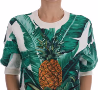Pineapple Banana Sequins Crewneck Sweater 4