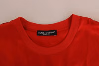 بلوزة حريرية حمراء بزخرفة أورانج وكريستال 5