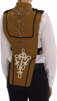 Yellow Crystal Cross Vest Jacket 3