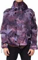 Purple Camouflage Hooded Men Blouson Jacket 1