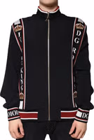Black DG King Full Zip Sweatshirt Sweater 1