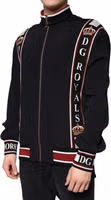 Black DG King Full Zip Sweatshirt Sweater 2