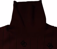 Maroon Monogram Turtleneck Pullover Sweater 5