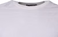 White Silk Crew Neck Men Pullover Sweater 2