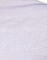 White Silk Crew Neck Men Pullover Sweater 3