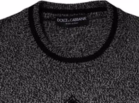 Gray Crown King Cashmere Pullover Sweater 5