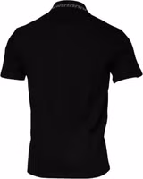 Black Viscose Collared Polo Short Sleeves T-shirt 4