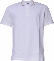 White Viscose Collared Men Polo Short Sleeves T-shirt 1