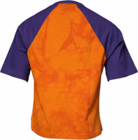 Orange Purple Graphic Print Short Sleeves T-shirt 4