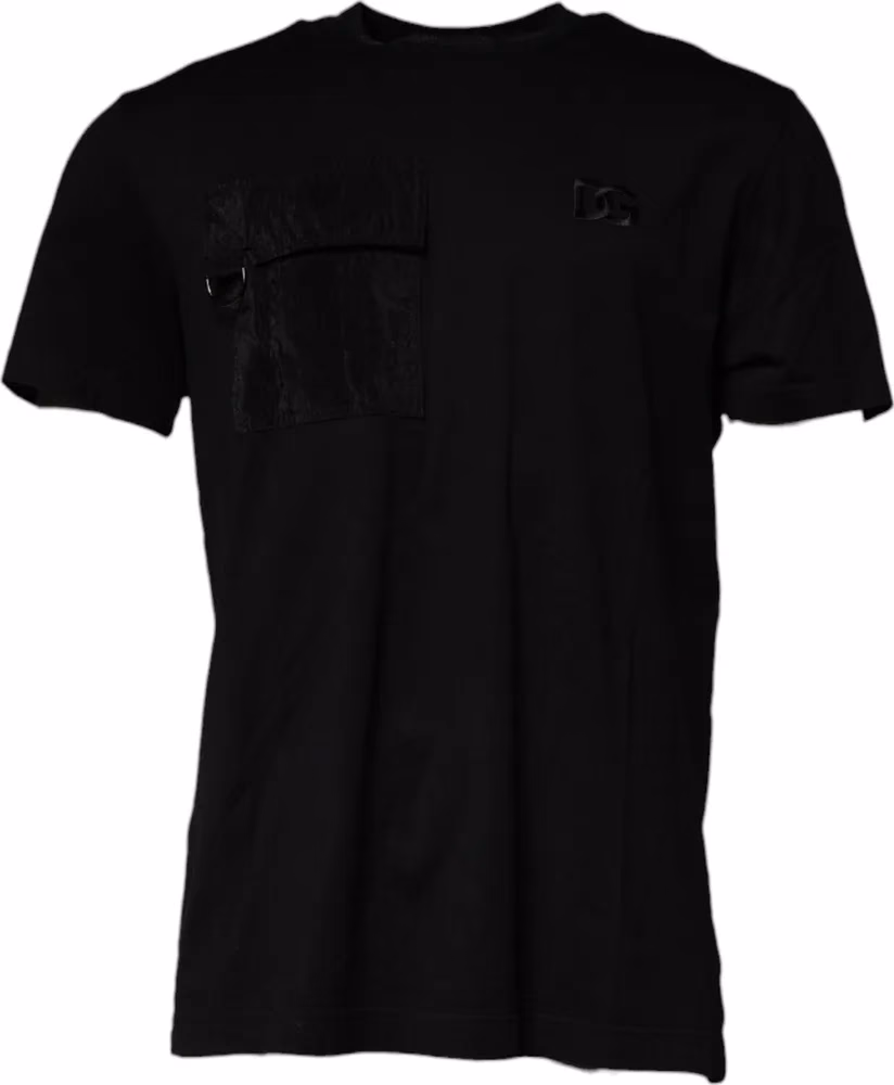 Black Crew Neck Short Sleeve T-shirt
