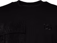 Black Crew Neck Short Sleeve T-shirt 2