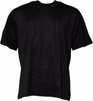 Black Crew Neck Short Sleeve T-shirt