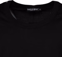Black Cotton Round Neck Sleeveless T-shirt 2