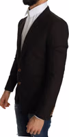 Brown Wool SICILIA Jacket Coat Blazer 5