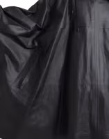 Black Leather Hooded Men Trenchcoat Jacket 5