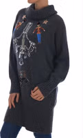 Fairy Tale Crystal Gray Cashmere Sweater 5
