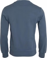Blue Cotton Logo Patch Crew Neck Men Pullover Sweater 3