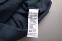 Blue Cotton Logo Patch Crew Neck Men Pullover Sweater 5