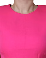 Pink Sleeveless Bodycon A-line Mini Dress 3