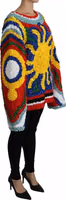 Multicolor Sun Ruffled Top Blouse Sweater 2
