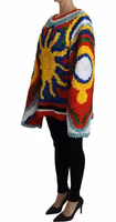 Multicolor Sun Ruffled Top Blouse Sweater 5