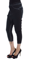 Blue Cotton Stretch Baggy Relax Jeans 2