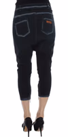 Blue Cotton Stretch Baggy Relax Jeans 3