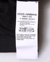 Black Cotton Crew Neck Short Sleeves T-shirt 5