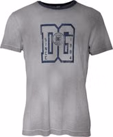 Gray Logo Print Cotton Crew Neck T-shirt 1