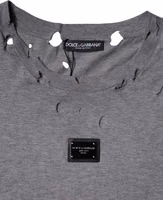 Gray Logo Crew Neck Short Sleeves T-shirt 3
