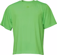 Green Logo Polyester Crew Neck T-shirt 3