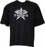Black Logo Print Cotton Crew Neck T-shirt 1