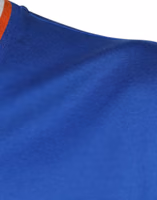 Blue Logo V-neck Short Sleeve T-shirt 5