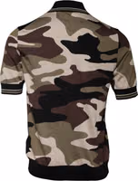 Multicolor Camouflage Collared Polo T-shirt 2