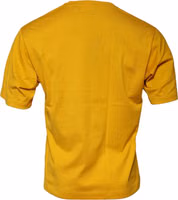Dark Yellow Logo Crew Neck Short Sleeves T-shirt 2