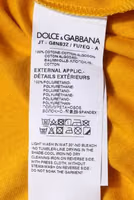 Dark Yellow Logo Crew Neck Short Sleeves T-shirt 5