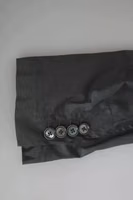 Gray Cotton Single Breasted Formal Blazer 2